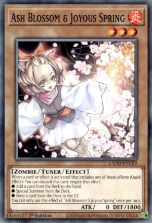 Ash Blossom & Joyous Spring (L5DD-ENC09) - L5DD-ENC09: Legendary 5D's Decks