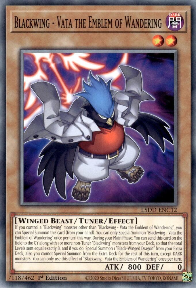 Blackwing - Vata the Emblem of Wandering - L5DD-ENC12: Legendary 5D's Decks