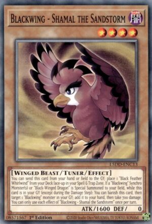 Blackwing - Shamal the Sandstorm - L5DD-ENC13: Legendary 5D's Decks