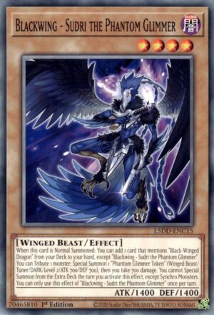 Blackwing - Sudri the Phantom Glimmer - L5DD-ENC15: Legendary 5D's Decks