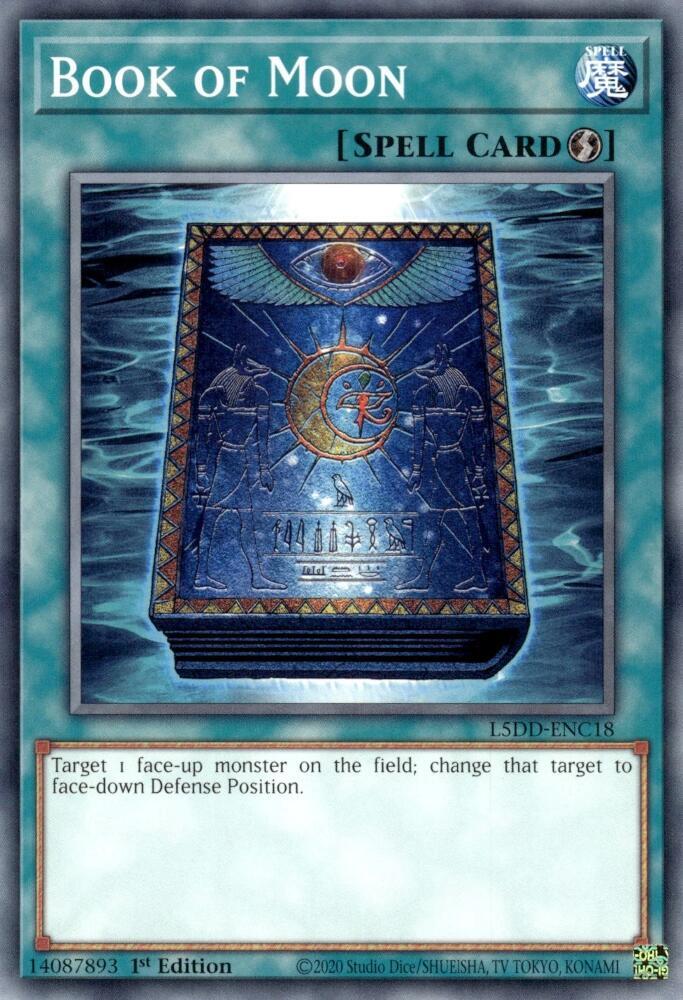 Book of Moon - L5DD-ENC18: Legendary 5D's Decks