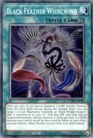 Black Feather Whirlwind - L5DD-ENC22: Legendary 5D's Decks