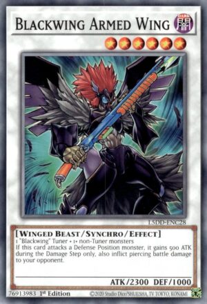 Blackwing Armed Wing - L5DD-ENC28: Legendary 5D's Decks