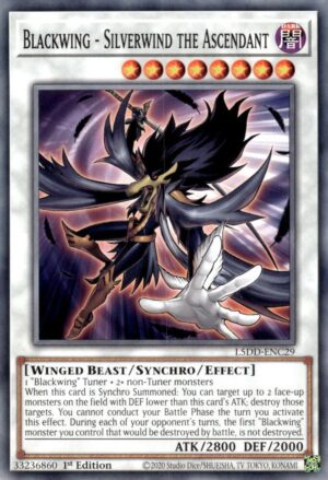 Blackwing - Silverwind the Ascendant - L5DD-ENC29: Legendary 5D's Decks