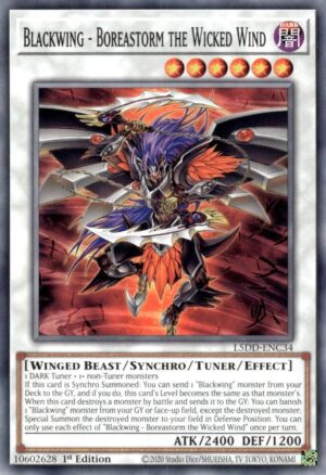 Blackwing - Boreastorm the Wicked Wind - L5DD-ENC34: Legendary 5D's Decks