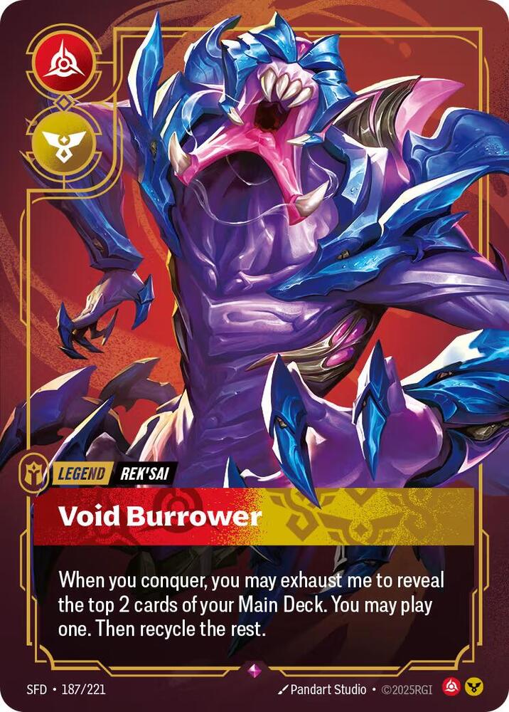 Rek'sai - Void Burrower - 187/221: Spiritforged