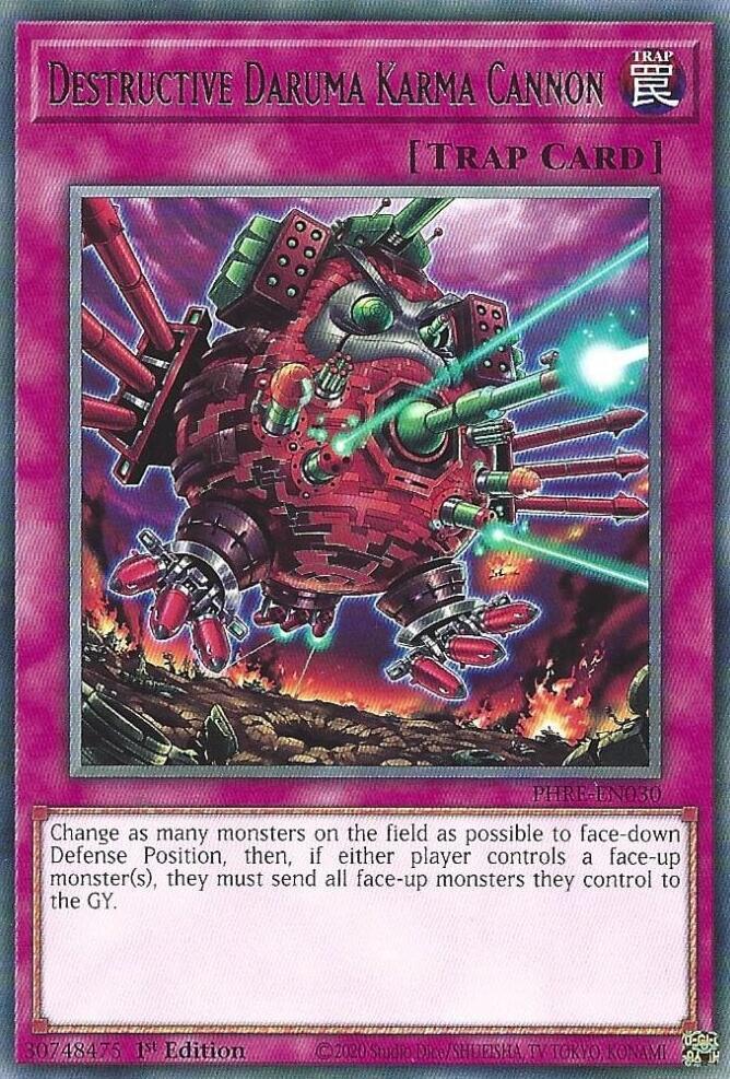 Destructive Daruma Karma Cannon - PHRE-EN030: Phantom Revenge