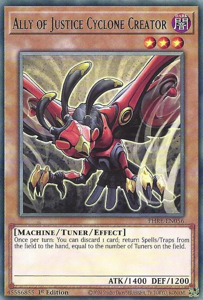 Ally of Justice Cyclone Creator - PHRE-EN056: Phantom Revenge