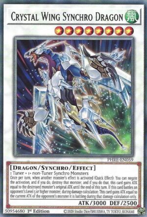 Crystal Wing Synchro Dragon - PHRE-EN059: Phantom Revenge