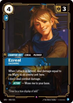 Ezreal - Dashing - 082/221: Spiritforged