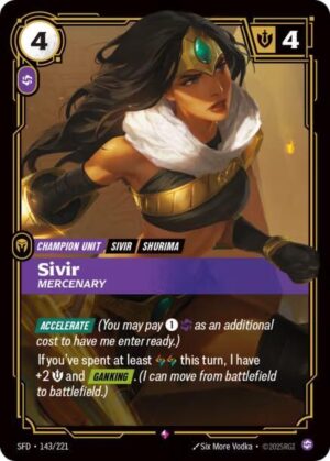 Sivir - Mercenary - 143/221: Spiritforged