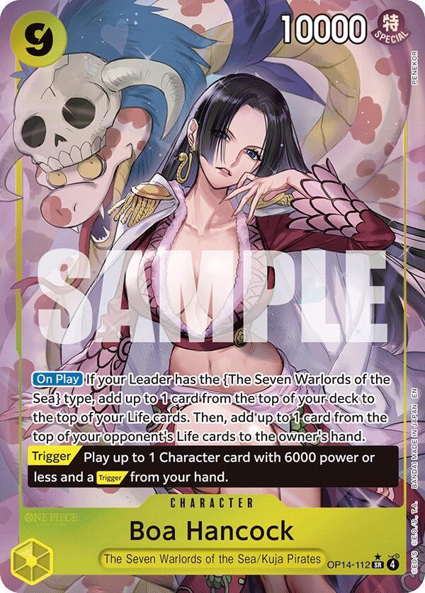 Boa Hancock - OP14-112 (Alternate Art) - OP14-112: The Azure Sea's Seven