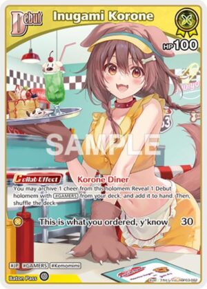 Inugami Korone (U) (hBP03-062) - hBP03-062: Elite Spark