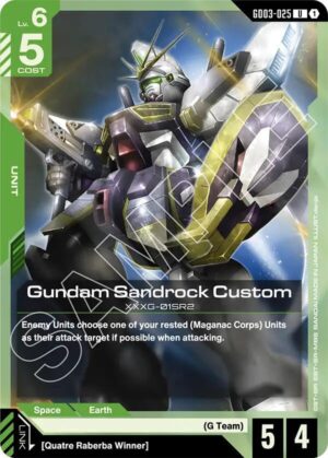 Gundam Sandrock Custom - GD03-025: Steel Requiem