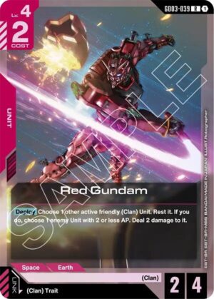 Red Gundam - GD03-039: Steel Requiem