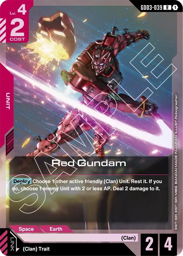 Red Gundam - GD03-039: Steel Requiem