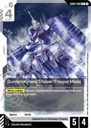 Gundam Kimaris Trooper (Trooper Mode) - GD03-080: Steel Requiem