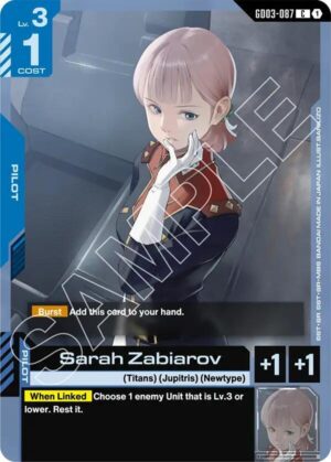 Sarah Zabiarov - GD03-087: Steel Requiem