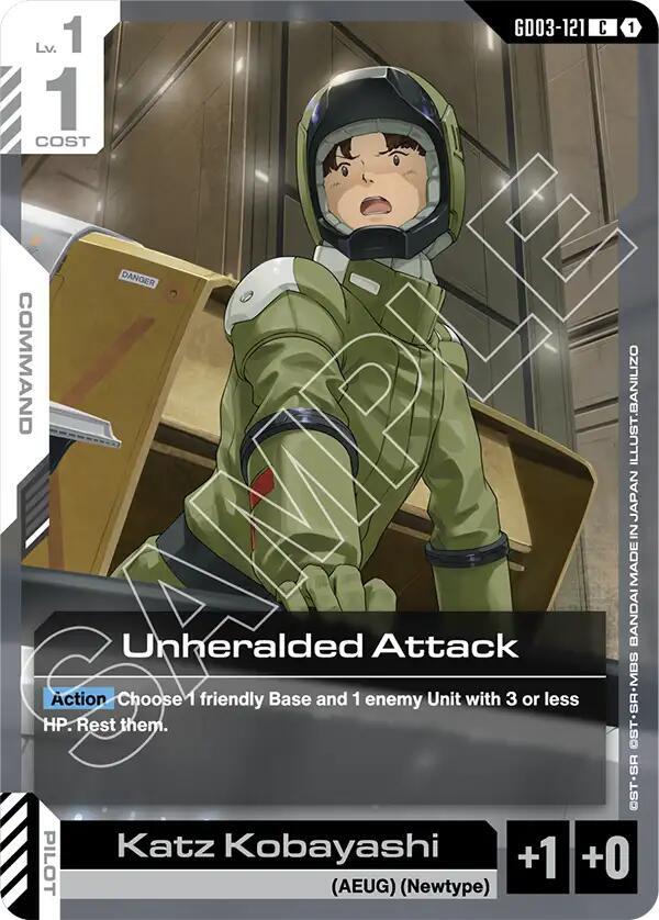 Unheralded Attack - GD03-121: Steel Requiem