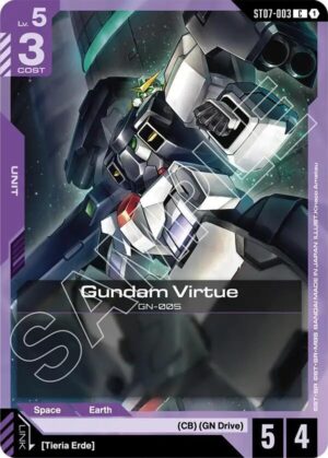 Gundam Virtue (ST07-003) - ST07-003: Starter Deck 07: Celestial Drive