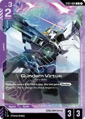 Gundam Virtue (ST07-004) - ST07-004: Starter Deck 07: Celestial Drive