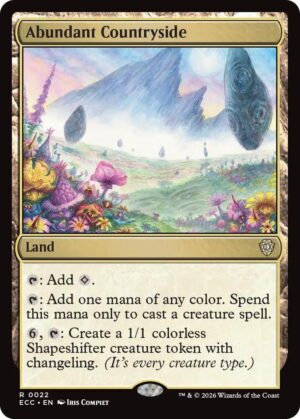 Abundant Countryside - 22: Commander: Lorwyn Eclipsed