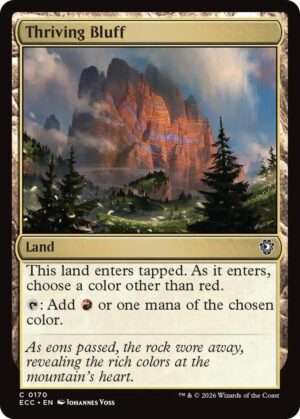 Thriving Bluff - 170: Commander: Lorwyn Eclipsed