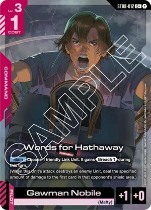 Words for Hathaway (C+) - ST08-012: Starter Deck 08: Flash of Radiance
