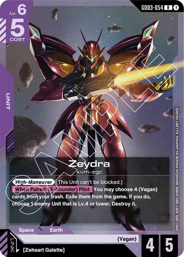 Zeydra - GD03-054: Steel Requiem