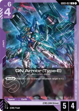 GN Armor (Type-E) - GD03-057: Steel Requiem
