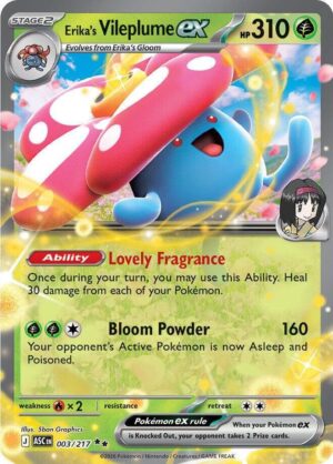 Erika's Vileplume ex - 003/217: ME: Ascended Heroes