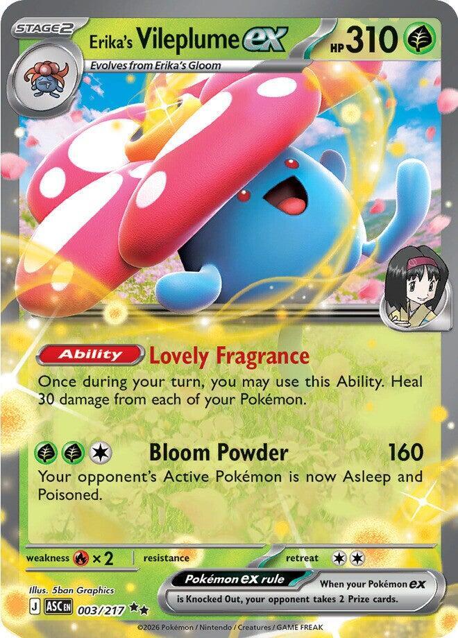 Erika's Vileplume ex - 003/217: ME: Ascended Heroes
