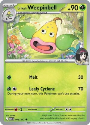 Erika's Weepinbell - 005/217: ME: Ascended Heroes