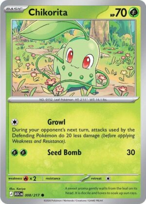 Chikorita - 008/217: ME: Ascended Heroes