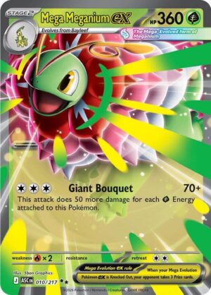 Mega Meganium ex - 010/217 - 010/217: ME: Ascended Heroes