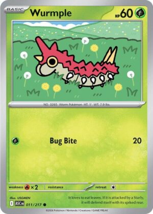 Wurmple - 011/217: ME: Ascended Heroes