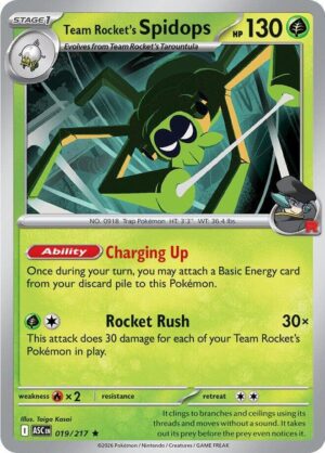 Team Rocket's Spidops - 019/217: ME: Ascended Heroes
