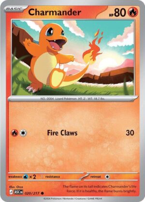 Charmander - 020/217: ME: Ascended Heroes
