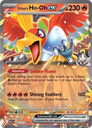 Ethan's Ho-Oh ex - 026/217: ME: Ascended Heroes