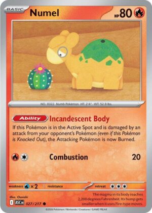 Numel - 027/217 - 027/217: ME: Ascended Heroes