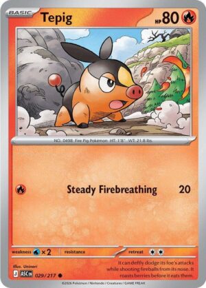 Tepig - 029/217: ME: Ascended Heroes