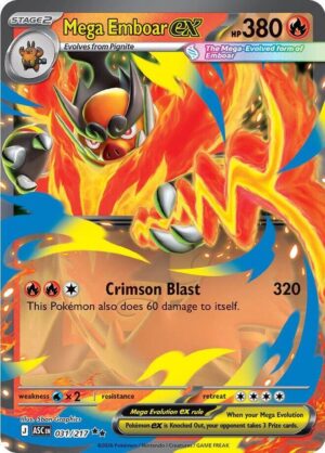 Mega Emboar ex - 031/217 - 031/217: ME: Ascended Heroes