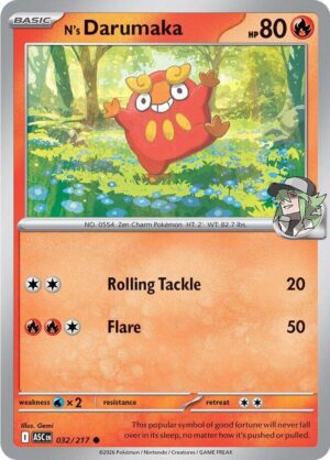 N's Darumaka - 032/217: ME: Ascended Heroes