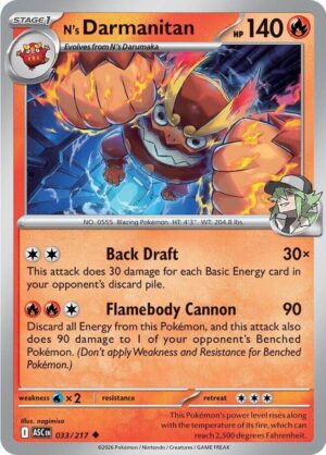 N's Darmanitan - 033/217: ME: Ascended Heroes