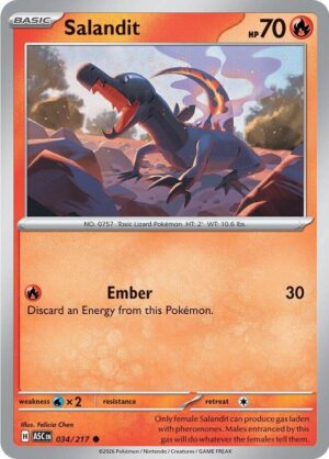Salandit - 034/217: ME: Ascended Heroes