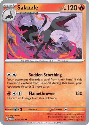 Salazzle - 035/217 - 035/217: ME: Ascended Heroes