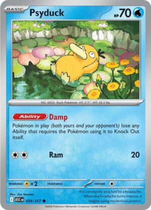Psyduck - 039/217 - 039/217: ME: Ascended Heroes
