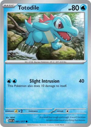 Totodile - 041/217: ME: Ascended Heroes