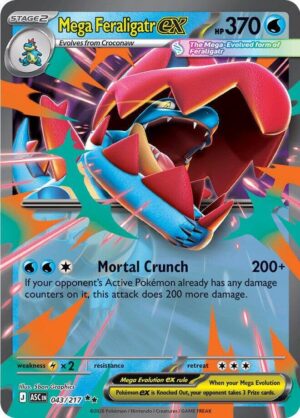 Mega Feraligatr ex - 043/217 - 043/217: ME: Ascended Heroes