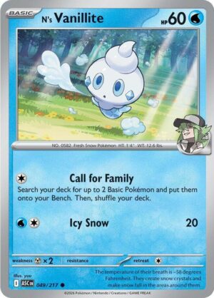 N's Vanillite - 049/217: ME: Ascended Heroes